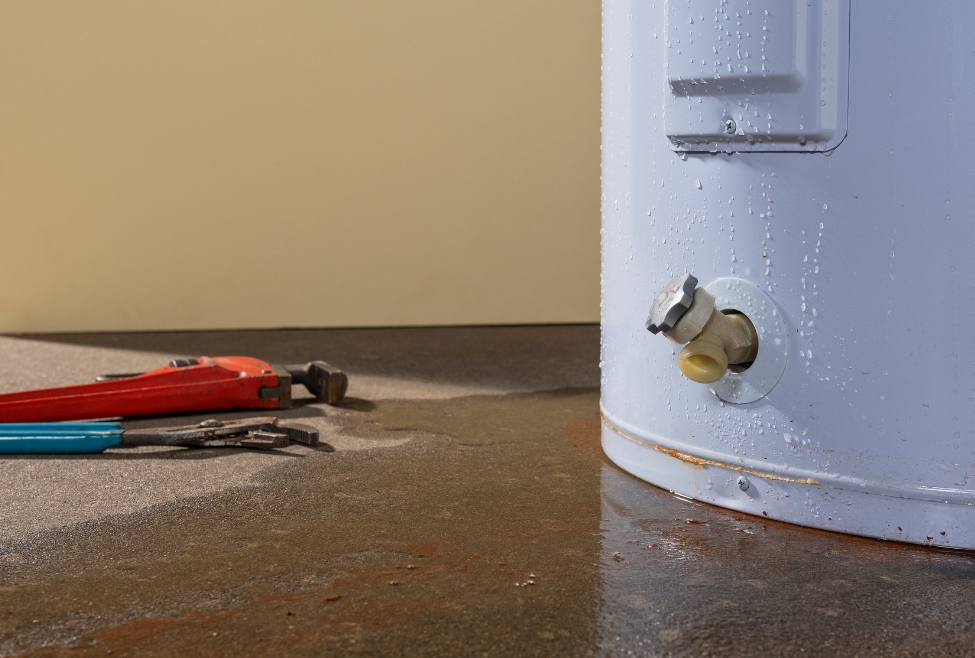A water heater leaking from bottom showing pooling water, requiring professional water heater repair, replacement, and emergency plumbing services from Neighborhood Plumbing. Contact us today for help with water heater leaking from bottom, water heater leak repair, leaking hot water tank, water heater replacement, water heater emergency repair, water heater maintenance, hot water tank leak, water heater flooding, water heater repair near me, water heater replacement near me, water heater inspection, water heater troubleshooting, water heater leaking from base, water heater repair services, tank water heater leak, leaking water heater, emergency water heater repair, water heater service near me, professional water heater repair, water heater leak detection, hot water heater leaking, water heater corrosion repair, water heater safety inspection, water heater leaking warning signs, water heater repair company.